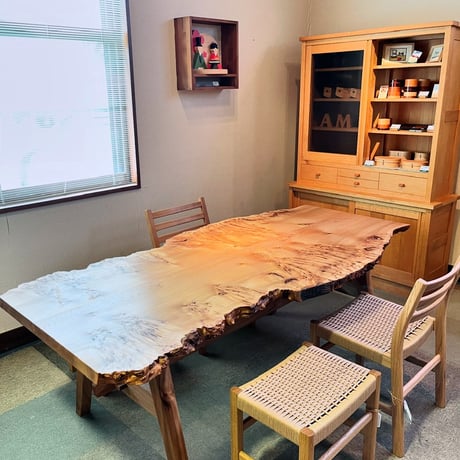 ALMO ダイニングテーブル 110×70 天然木フレーム ＊ dining table 1100 ＊