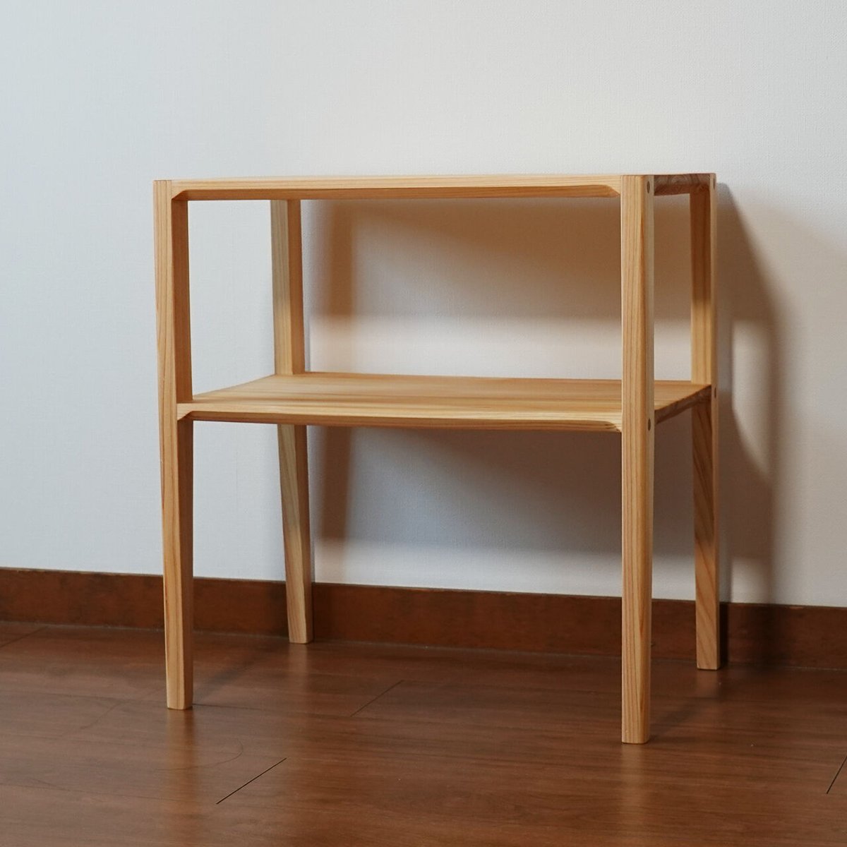 ひのき無垢材サイドテーブル | あすの森づくりの家具