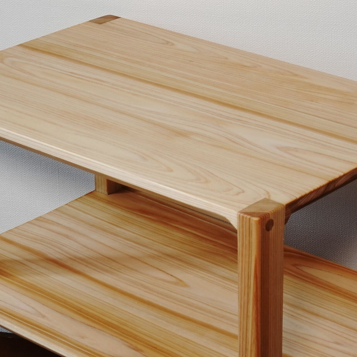 美品☆起立木工 サイドテーブル 無垢材 【公式通販】