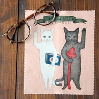 アンティークキノコ図鑑 メガネふき | 13.CATS.WORKS アンティークキノコ図鑑 メガネふき | 13.CATS.WORKS