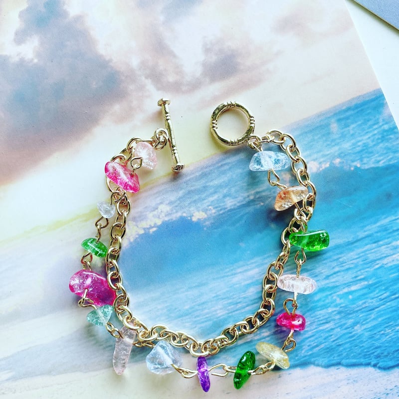IDEE SHOP Sai Paris 天然石カラフルブレスレット IDEE SHOP Sai Paris 天然石カラフルブレスレット アクセサリー