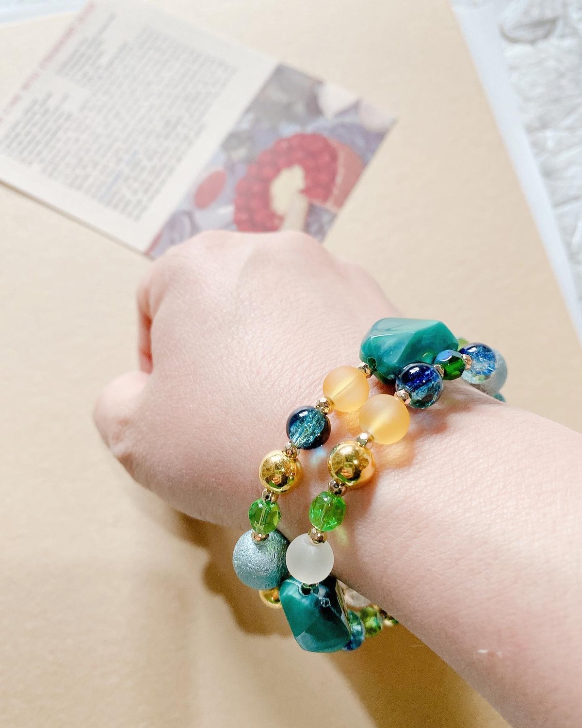 ハンドメイド ワイヤーブレスレット | skmt handmadeaccessory