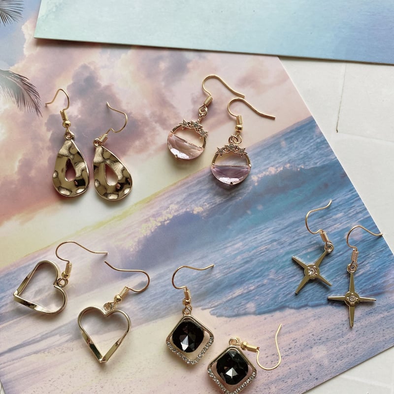 ワンポイントピアス イヤリング | skmt handmadeaccessory