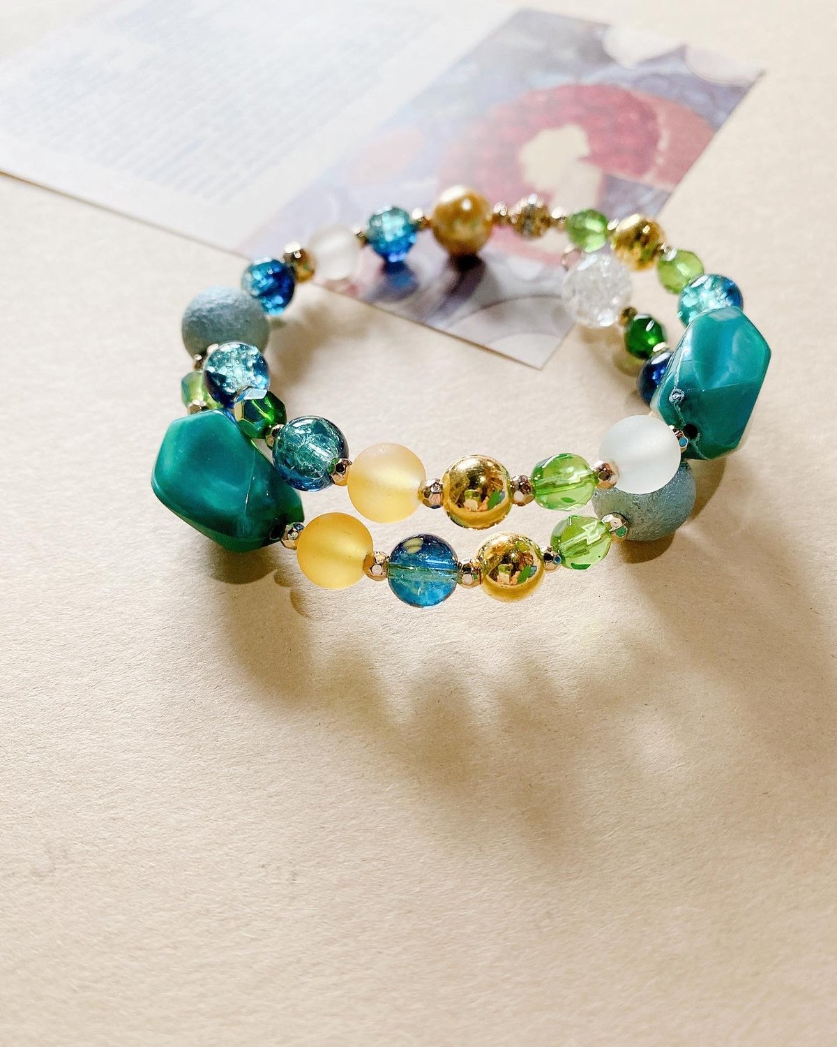 ブレスレット&ピアス(ハンドメイド)2個 fit=scale-down,w=1200