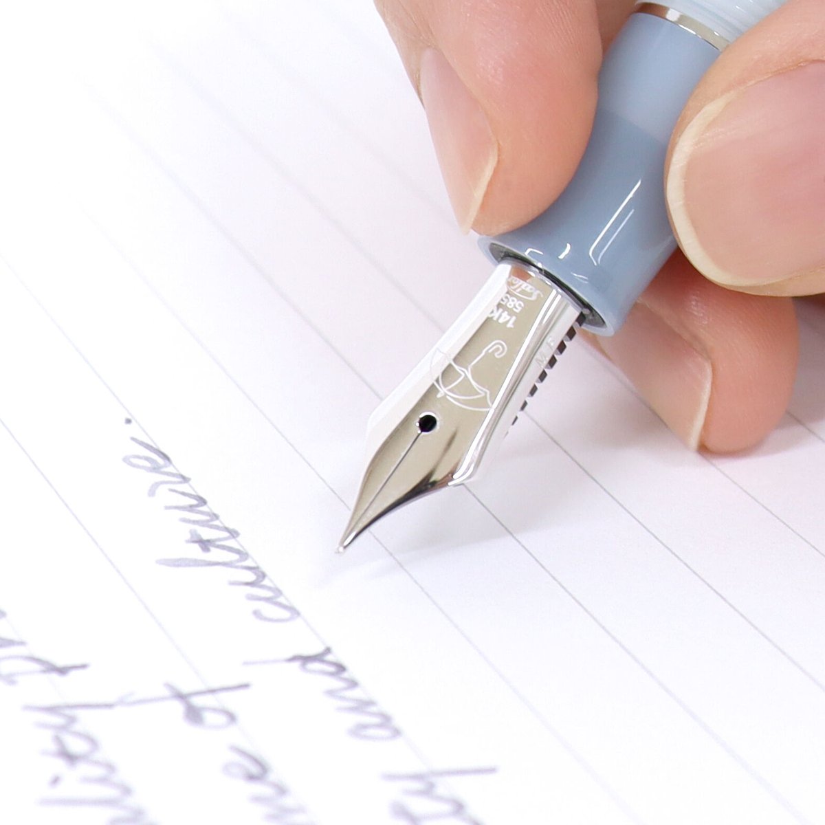 新品】NBC 限定 Nonble 空の万年筆 うらら 字幅 中細(MF)