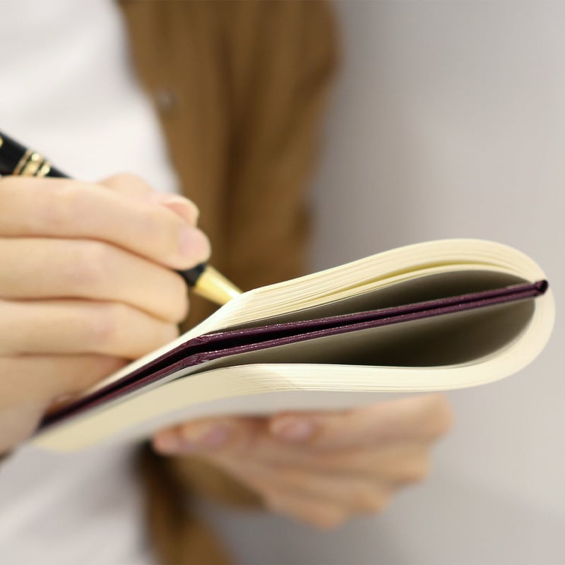 Nonble ノート ブルーブラック（用紙：パスピエクリーム） | NBC