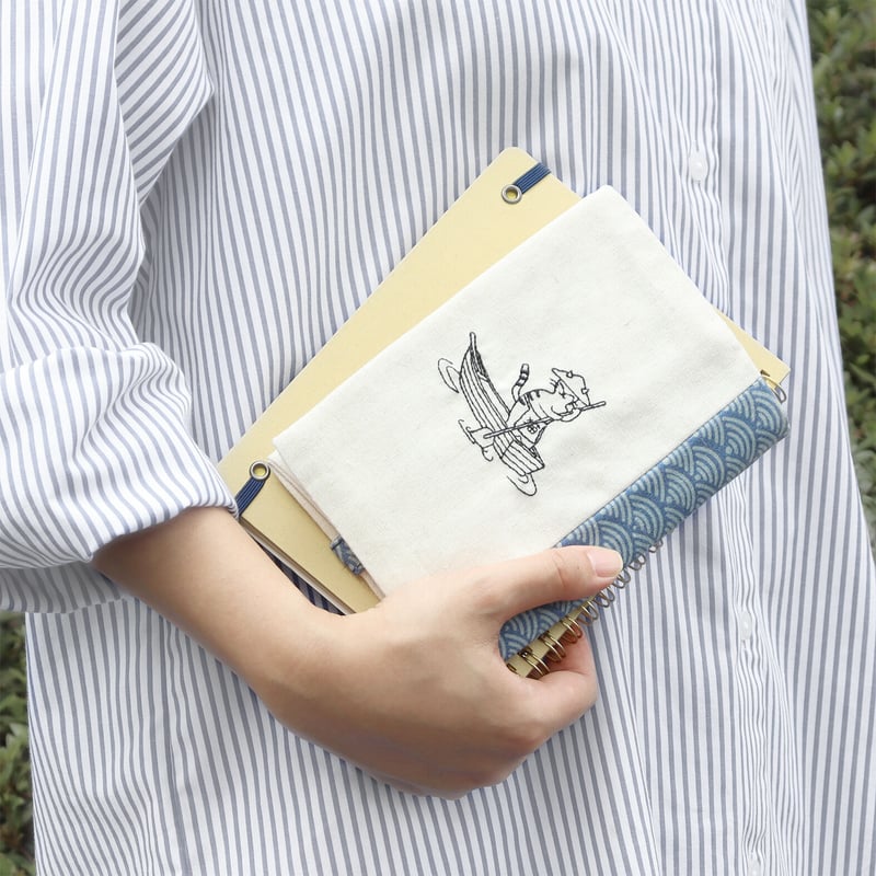 わくり ブックカバー 文庫 渡舟猫 | NBC Online Store