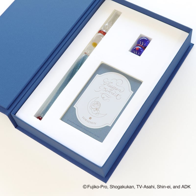 ドラえもん オリジナルガラスペンセット ペンレスト ブロッターカード 予約商品】ドラえもん オリジナルガラスペンセット | NBC Online