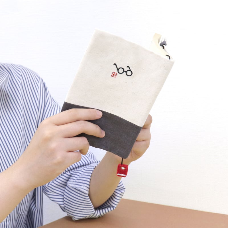 わくり ブックカバー 文庫 眼鏡 | NBC Online Store