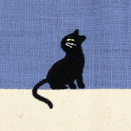 わくり ブックカバー 文庫　月猫