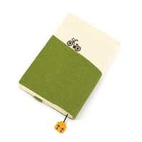 わくり ブックカバー 文庫　自転車