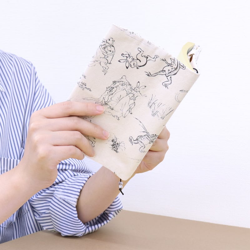 わくり ブックカバー 文庫 鳥獣戯画 | NBC Online Store