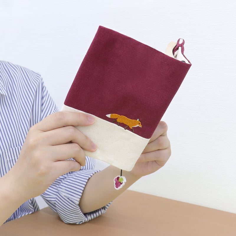 わくり ブックカバー 文庫 きつね | NBC Online Store