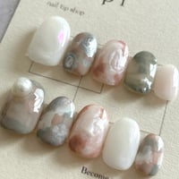 gray×pinkニュアンス
