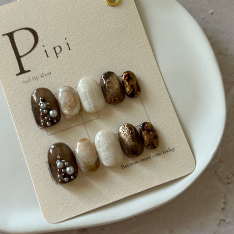 Christmas design -brown-【M size】