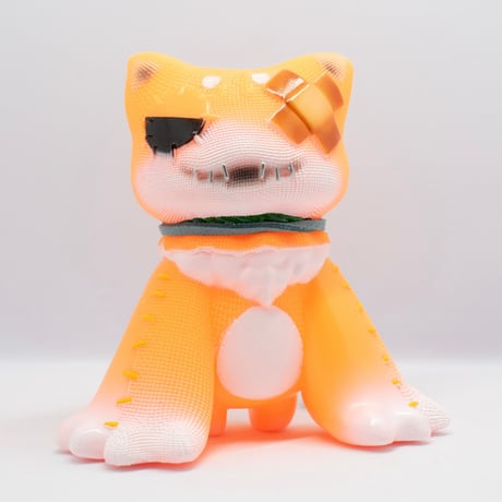 elfrog工房 お出かけフランケンパッチ ソフビ elfrog工房 お出かけフランケンパッチ ソフビ フランケンパッチグレー