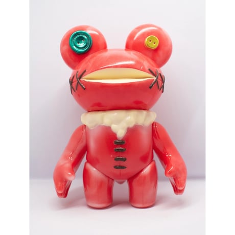 Elfrog工房 カール　テッチ　バード　パッチ　ソフビ クリア Elfrog工房 カール テッチ バード パッチ ソフビ クリア