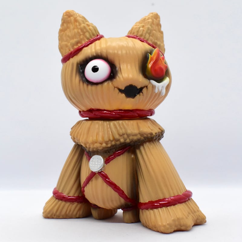 五寸釘玩具 ソフビ 藁人形ちゃん わらにんぎょうちゃん 五寸釘まさひろ