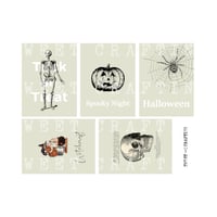 【デジタルコンテンツ】halloween journal card simple ハロウィンのジャーナルカードシンプル