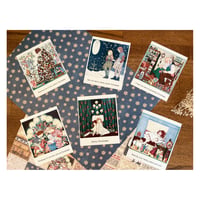 【印刷物】message card Christmas クリスマスのメッセージカード