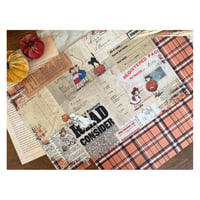 【印刷物】collage paper Halloween2 ハロウィンのコラージュペーパー 2