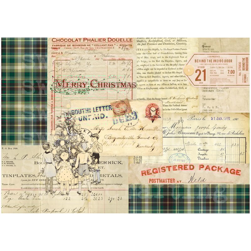 【XMAS価格】b）クリスマスおすそ分けファイル　ジャンクジャーナル　コラージュ XMAS価格】b）クリスマスおすそ分けファイル ジャンクジャーナル