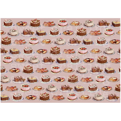 【デジタルコンテンツ】paper vintage cake ヴィンテージなケーキ柄のペーパー