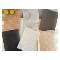 【印刷物】small design sheet grid 方眼柄の小さなデザインシート