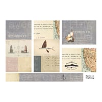 【デジタルコンテンツ】collage sheet summer 夏のコラージュシート