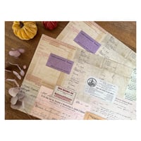 【印刷物】collage paper Halloween ハロウィンのコラージュペーパー