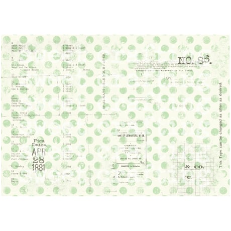 【デジタルコンテンツ】paper word dot 水玉のワード柄のペーパー