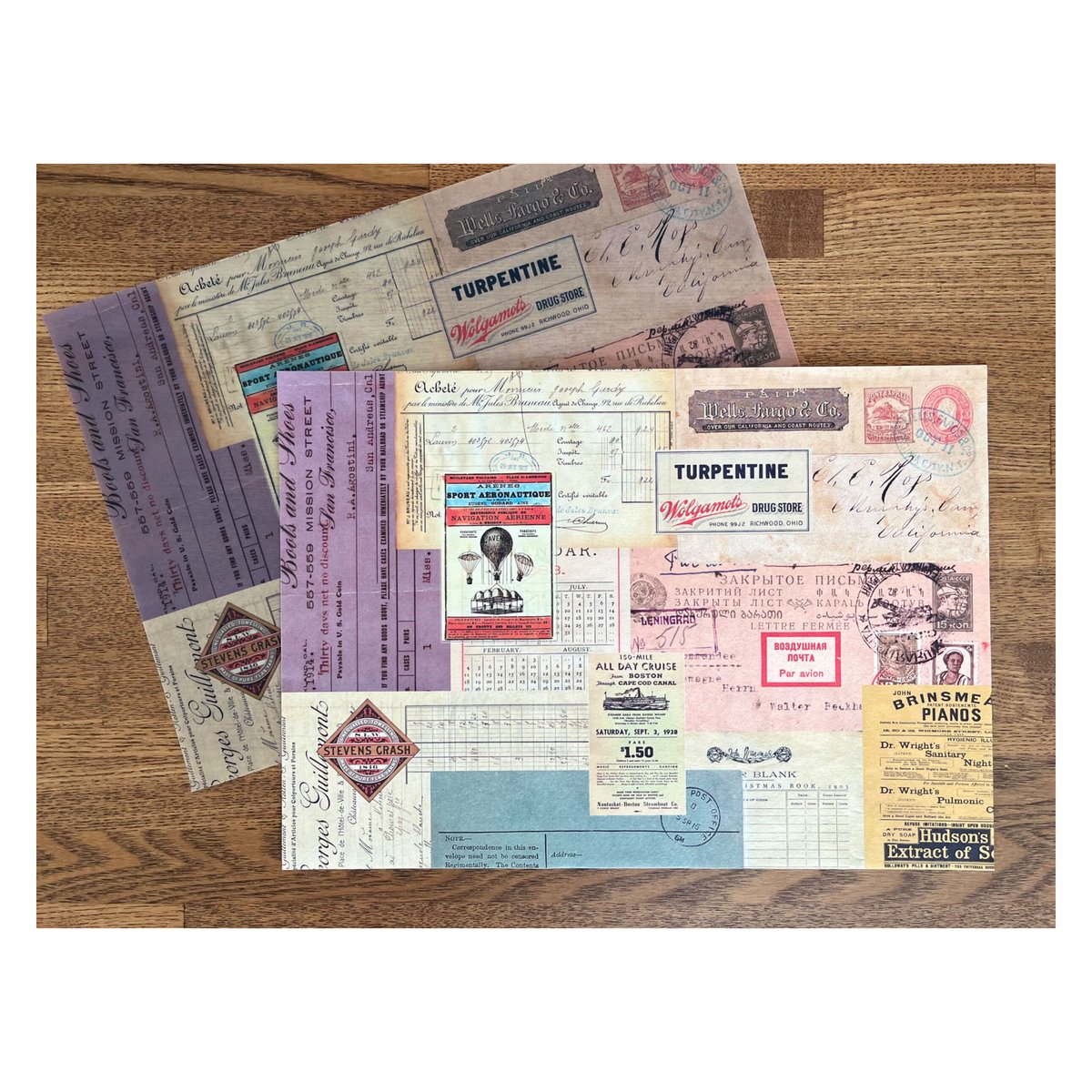 印刷物】collagepaper コラージュペーパー（奉書紙＋ト