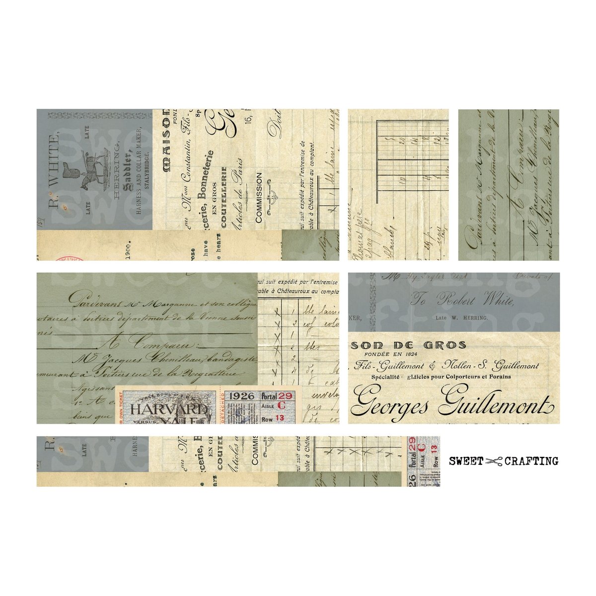 デジタルコンテンツ】collage paper2 コラージュペーパー2 | Sweet Cr