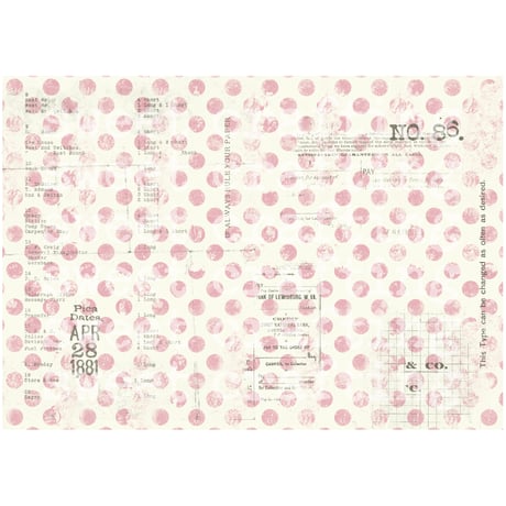 【デジタルコンテンツ】paper word dot 水玉のワード柄のペーパー