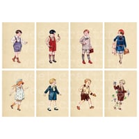 【デジタルコンテンツ】vintage ephemera children子供たちのヴィンテージエフェメラ