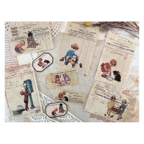 【印刷物】 label set children 子どもたちのラベルセット（リニューアル）【再販】