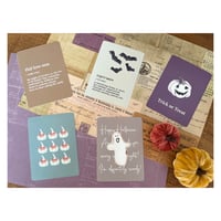 【印刷物】journal card Halloween ハロウィンのジャーナルカード
