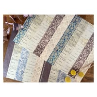 【印刷物】paper vintage stripe  ヴィンテージなストライプ柄のペーパー