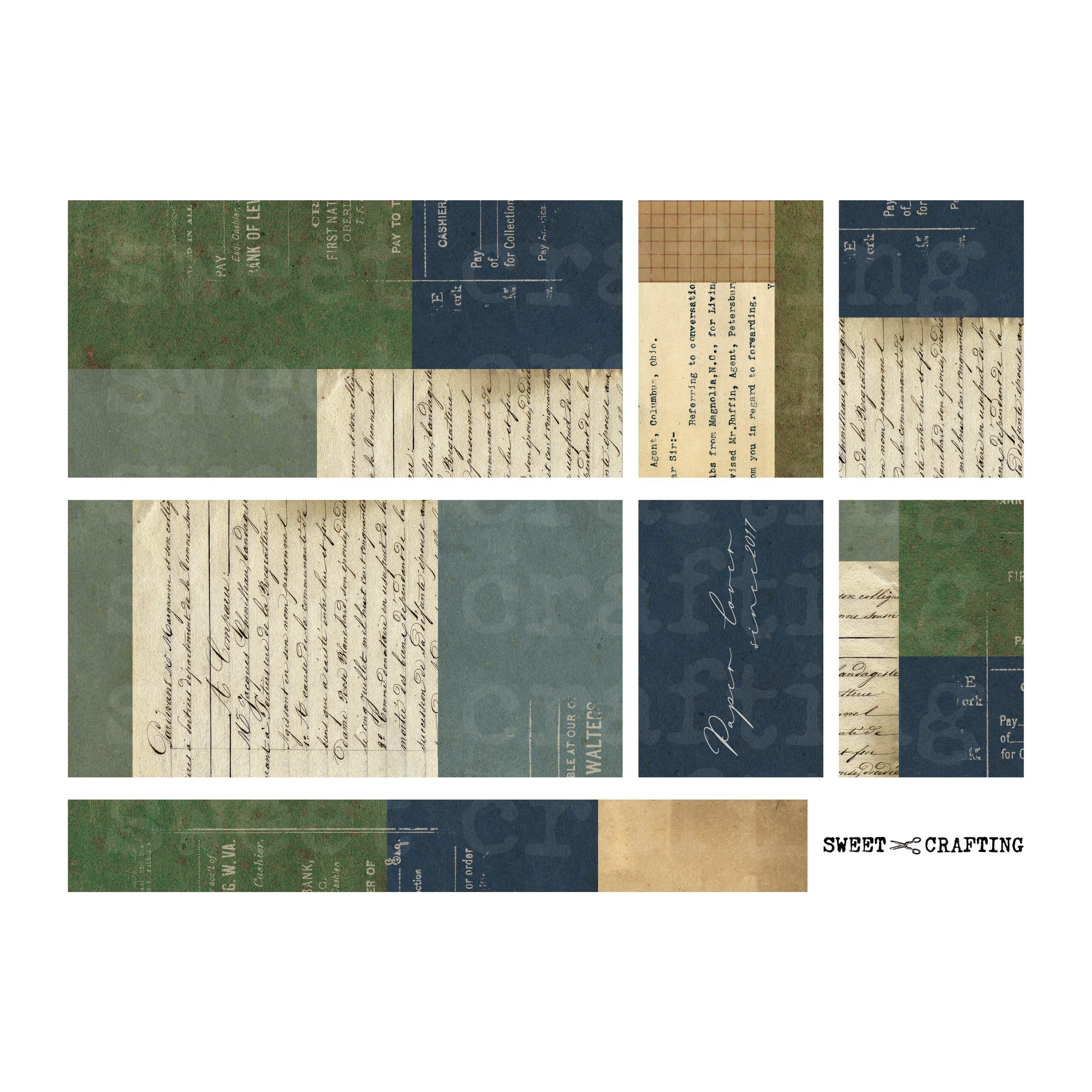 デジタルコンテンツ】collage sheet コラージュシート | Sweet Craf