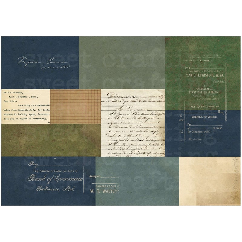 デジタルコンテンツ】collage paper1 コラージュペーパー1 | Sweet Cr