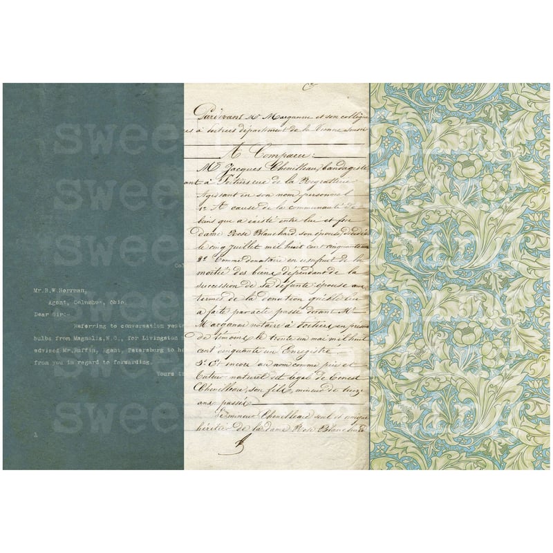 コラージュ素材　専用ページ デジタルコンテンツ】collage paper1 コラージュペーパー1 | Sweet Cr