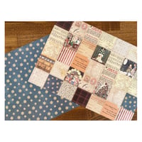 【印刷物】paper patchwork Christmas クリスマスのパッチワークペーパー 【再販】