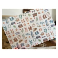 【印刷物】paper summer 夏のペーパー(厚口トレーシングペーパー)