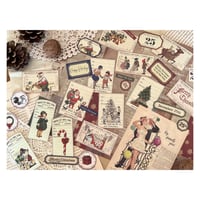 【印刷物】 label set Christmas クリスマスのラベルセット
