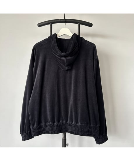 ANDER "VELOUR ZIP HOODIE"