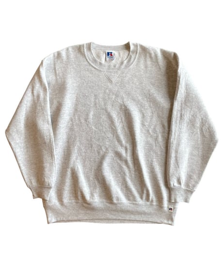 90s RUSSELL ATHLETIC sweat shirt L.GRAY L