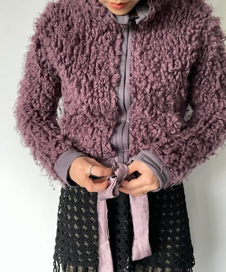 Europe soft curly jacket 42
