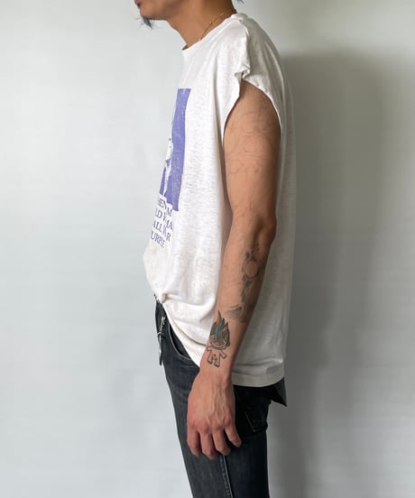 80s Hanes "purple old woman" sleeveless tee XL