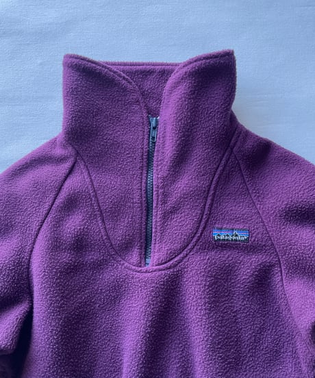80s patagonia fleece pullover / purple