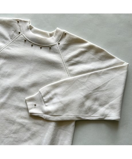 DEAD STOCK 80s Hanes Sweat white